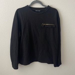 Black Zara sweater